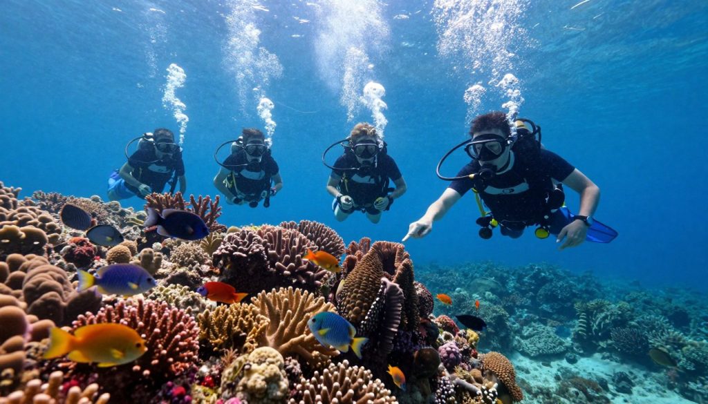 กิจกรรมดำน้ำที่เกาะหลีเป๊ะ