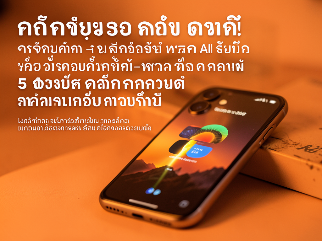 เปิดวิธีใช้ฟีเจอร์ล้ำ! สรุปให้แล้ว ข่าว AI ล่าสุดบนมือถือที่ช่วยแต่งรูป-แปลภาษาได้ทันที 5 ฟังก์ชันอัจฉริยะที่ทำให้ชีวิตคุณง่ายขึ้นเยอะ